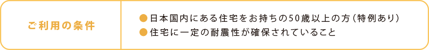 ご利用の条件