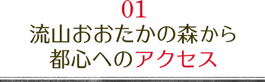 流山おおたかの森のアクセス