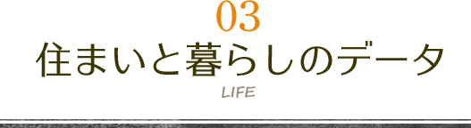 住まいと暮らしのデータ